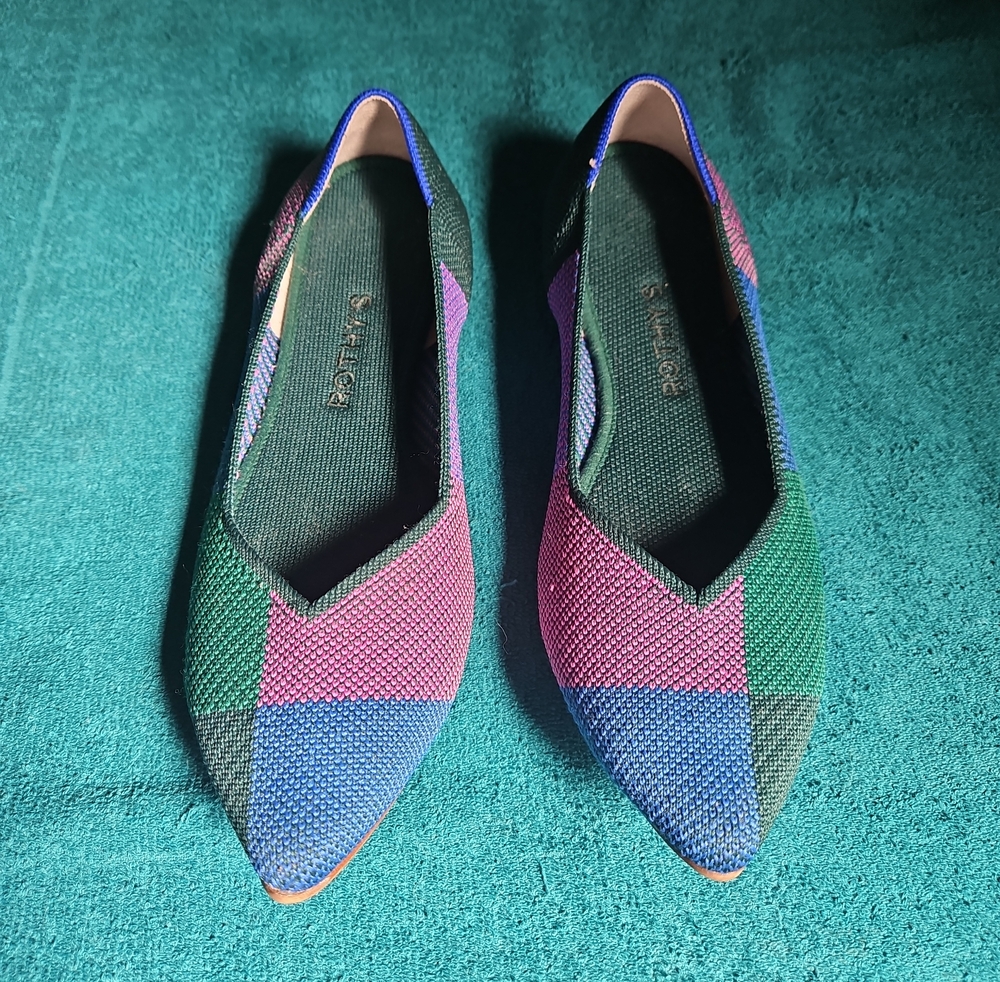 Rothy’s The Point flats LE Size 8